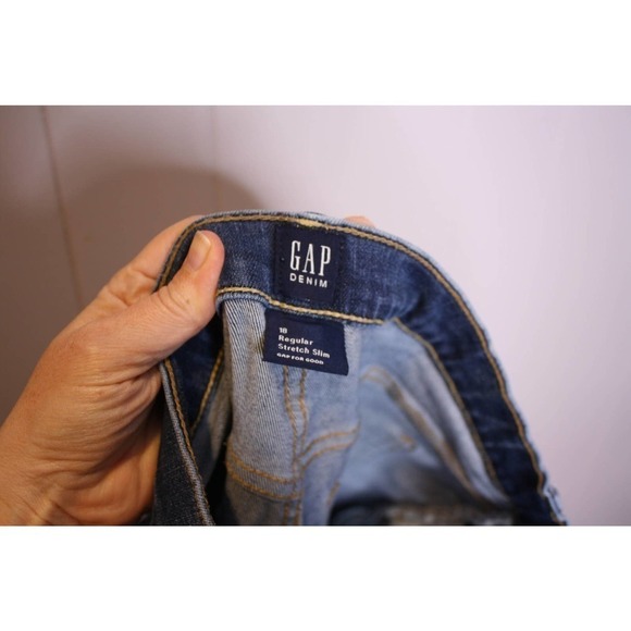 GAP Girls Jeans Stretch Slim Regular Size 18 - Picture 3 of 3